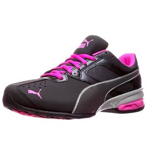 Women’s size 5.5 Puma cross trainers pink, dark grey and black. NEW